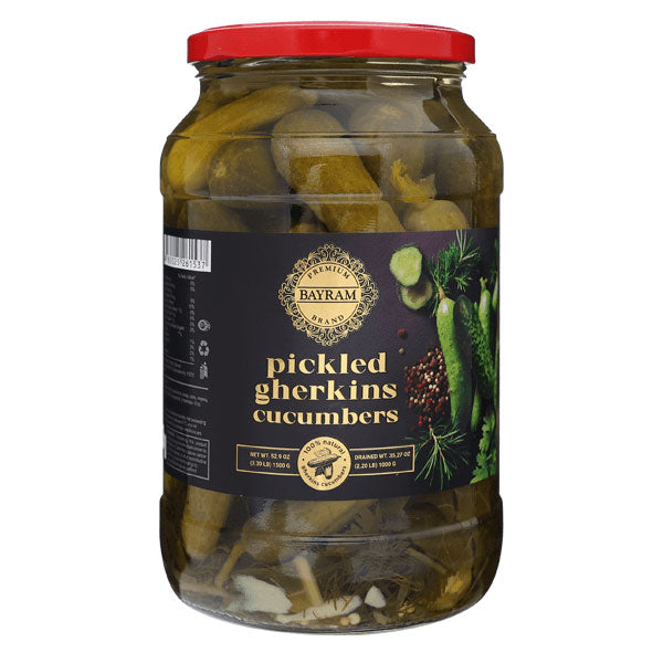 Pickled Cucumbers Gherkins – 2.2 lb (1.0kg)